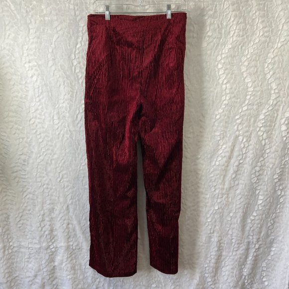 Vintage Mehari Made in Italy Corduroy soft style wide legs pants SZ 44 - Picture 4 of 7